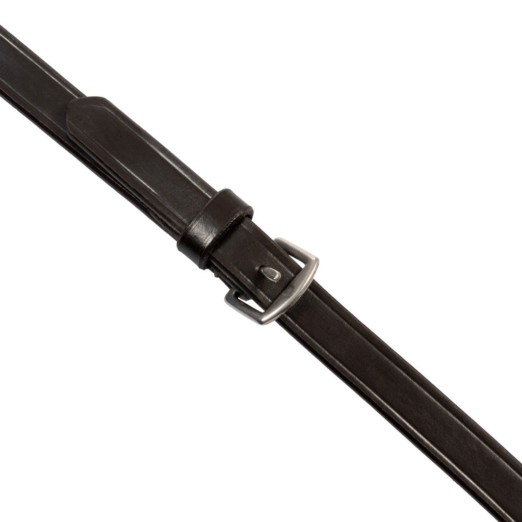 Leather solid grip reins with stoppers