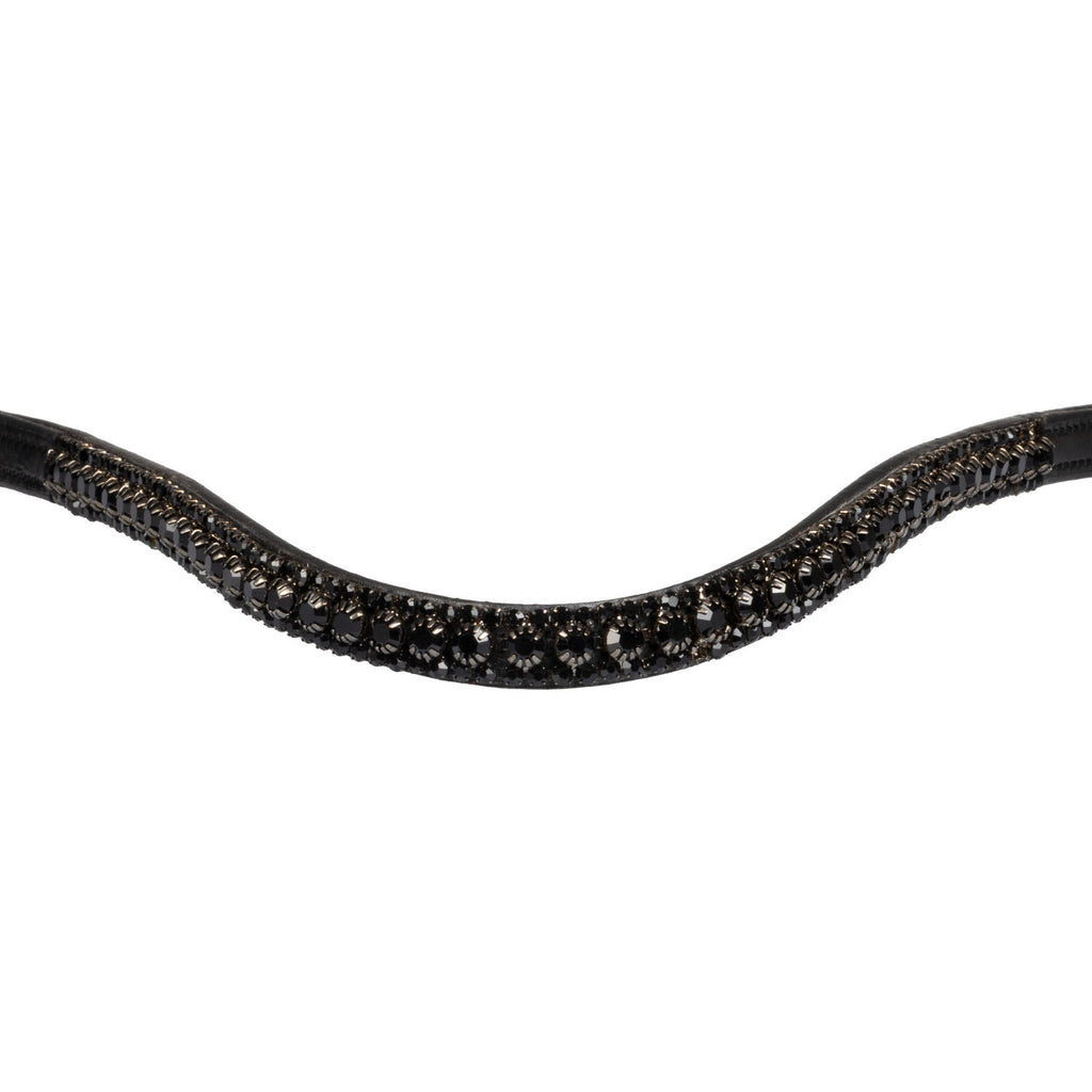 Triple Crystal Row Browband