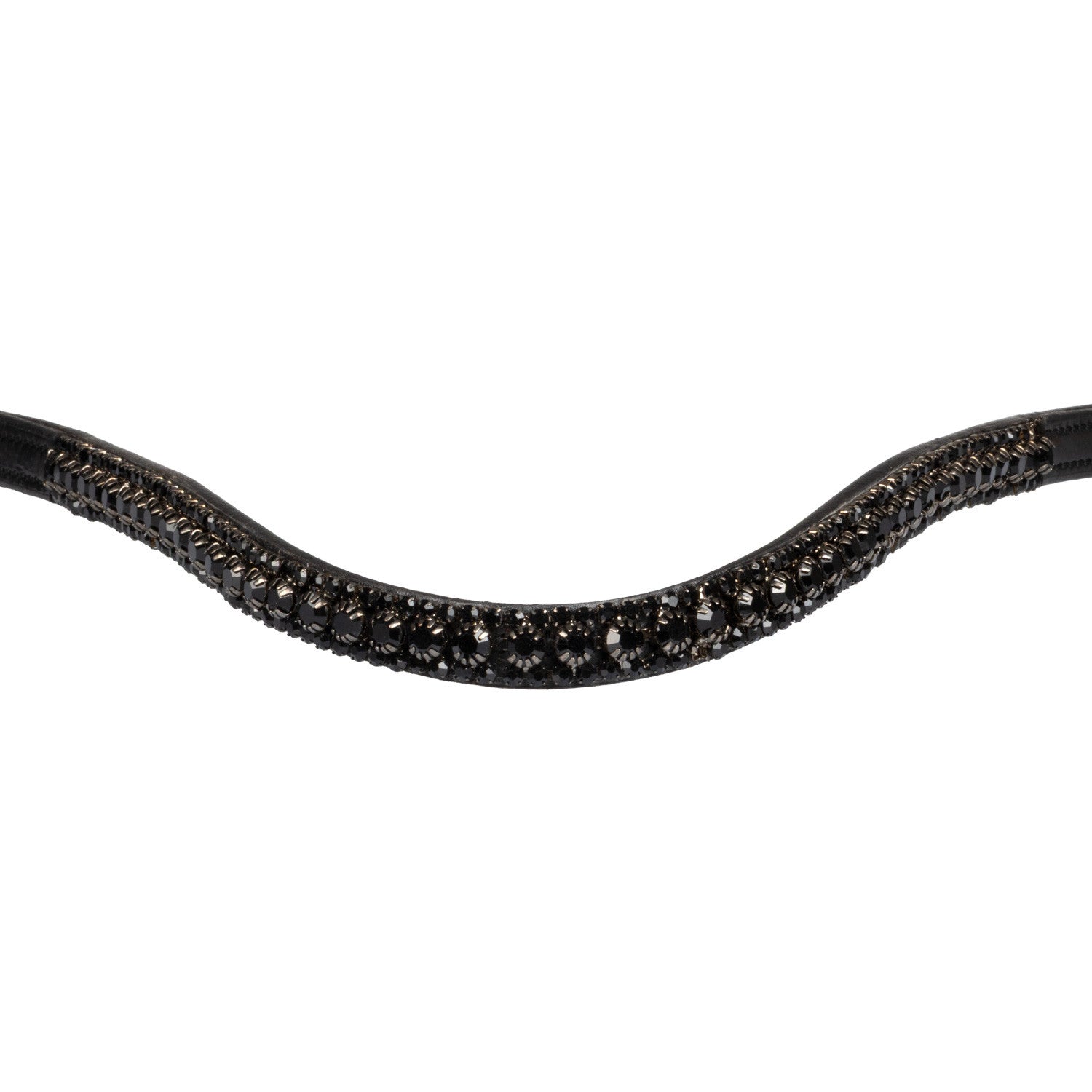 Triple Crystal Row Browband