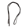 Equestro English leather reins with stainless steel handles and buckles