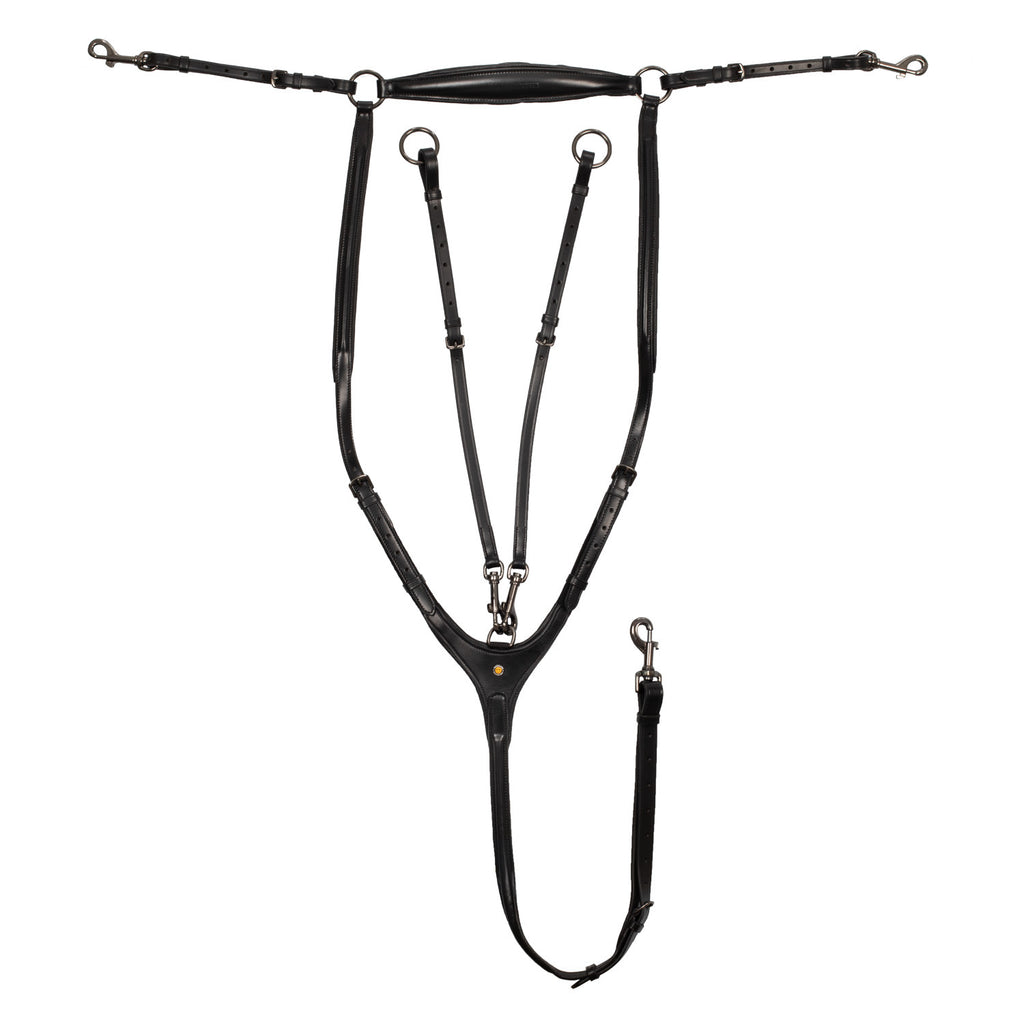 Removable martingale leather pectoral