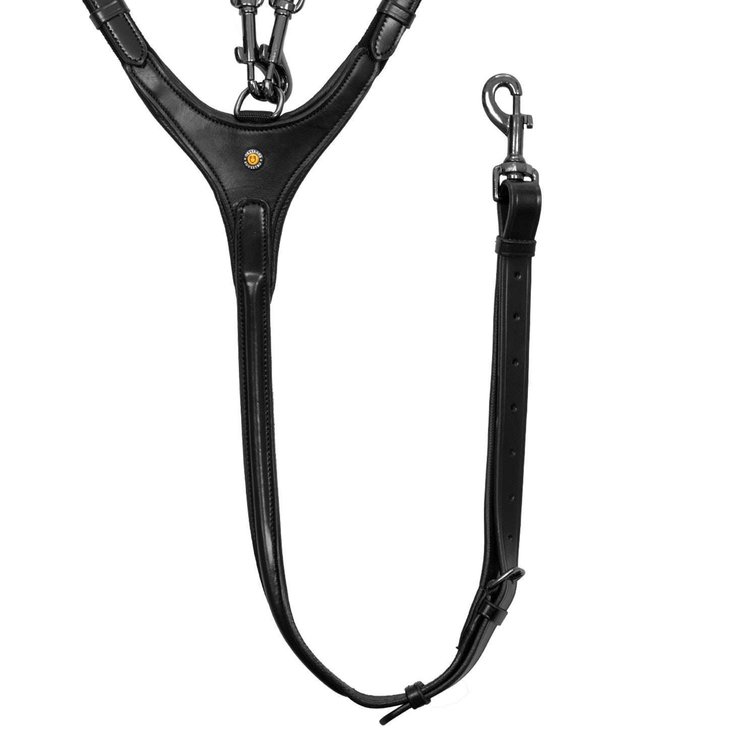 Removable martingale leather pectoral