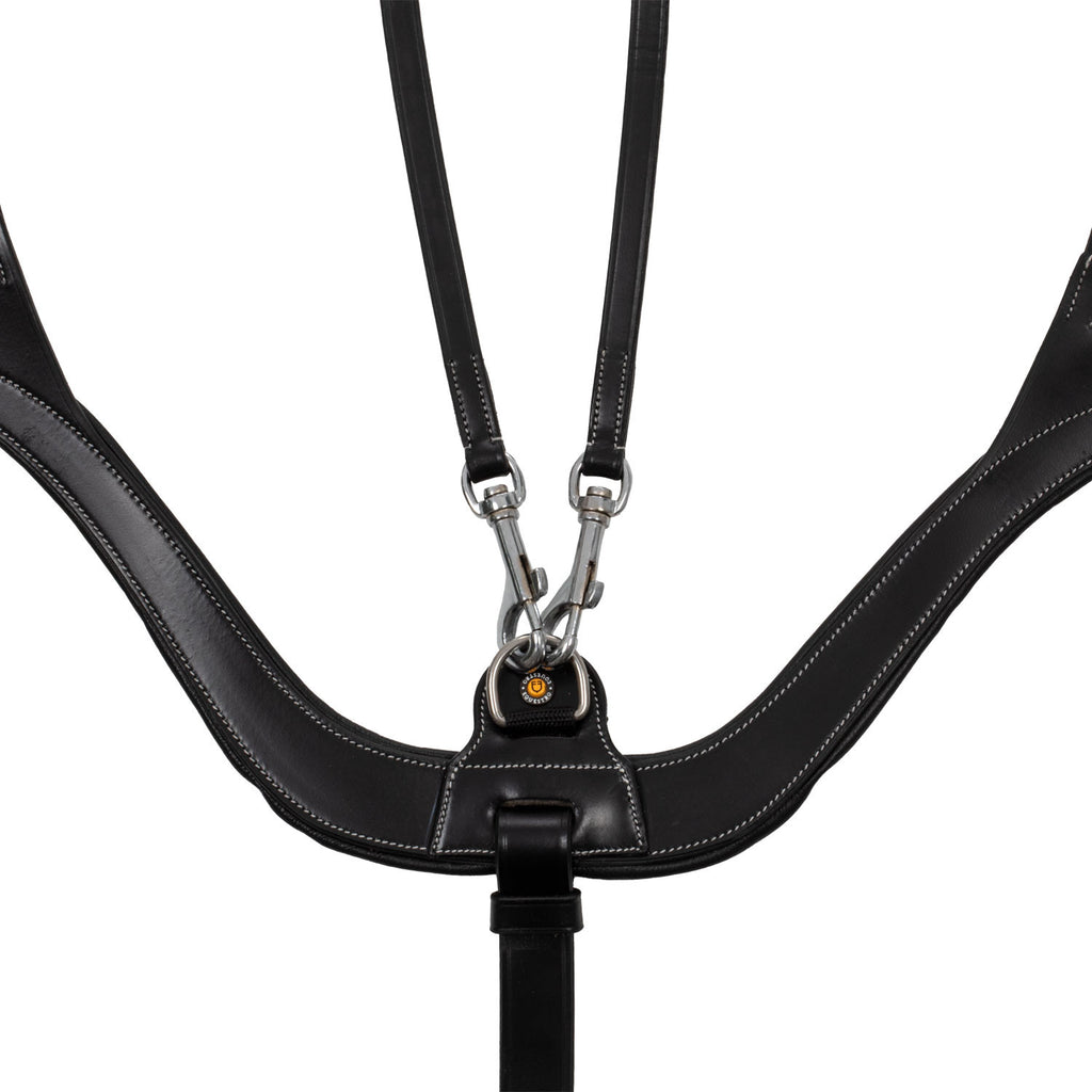 Anatomic leather hunting breastplate