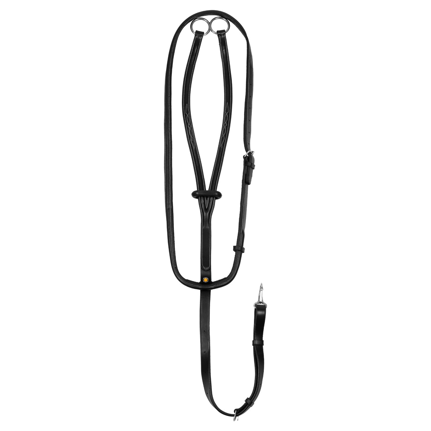 Collier martingale with contrast stitching