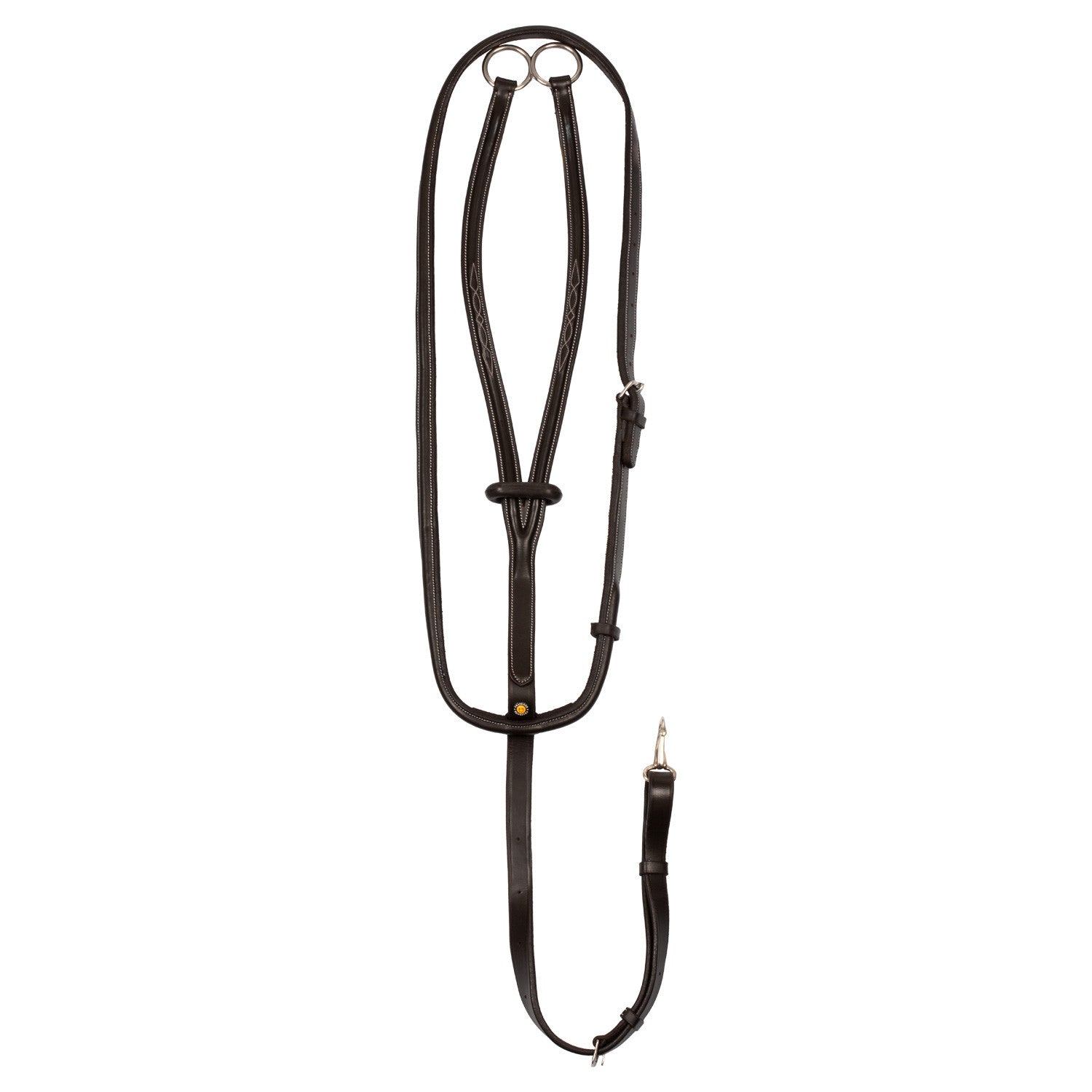 Equestro Collier martingale with contrast stitching
