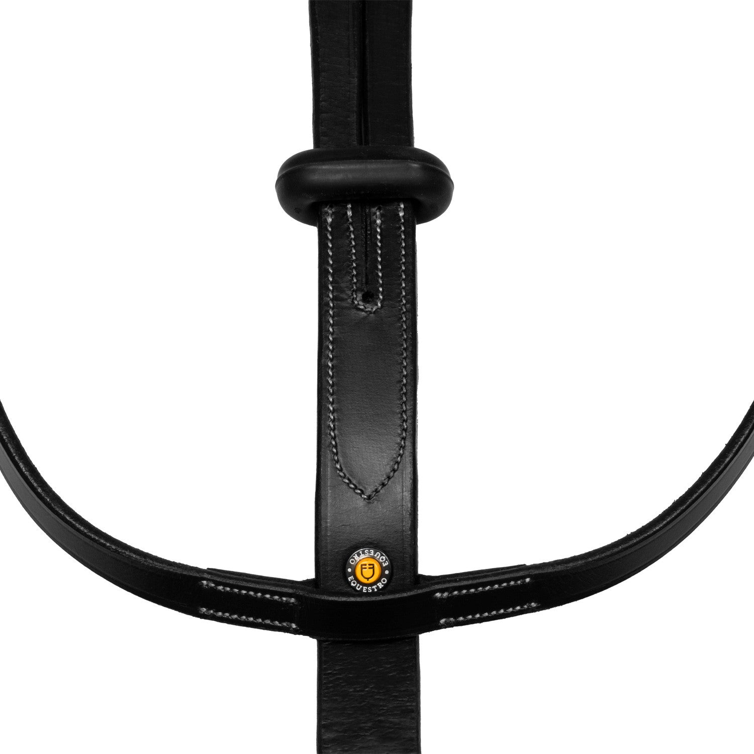 Collier martingale with silver stitching