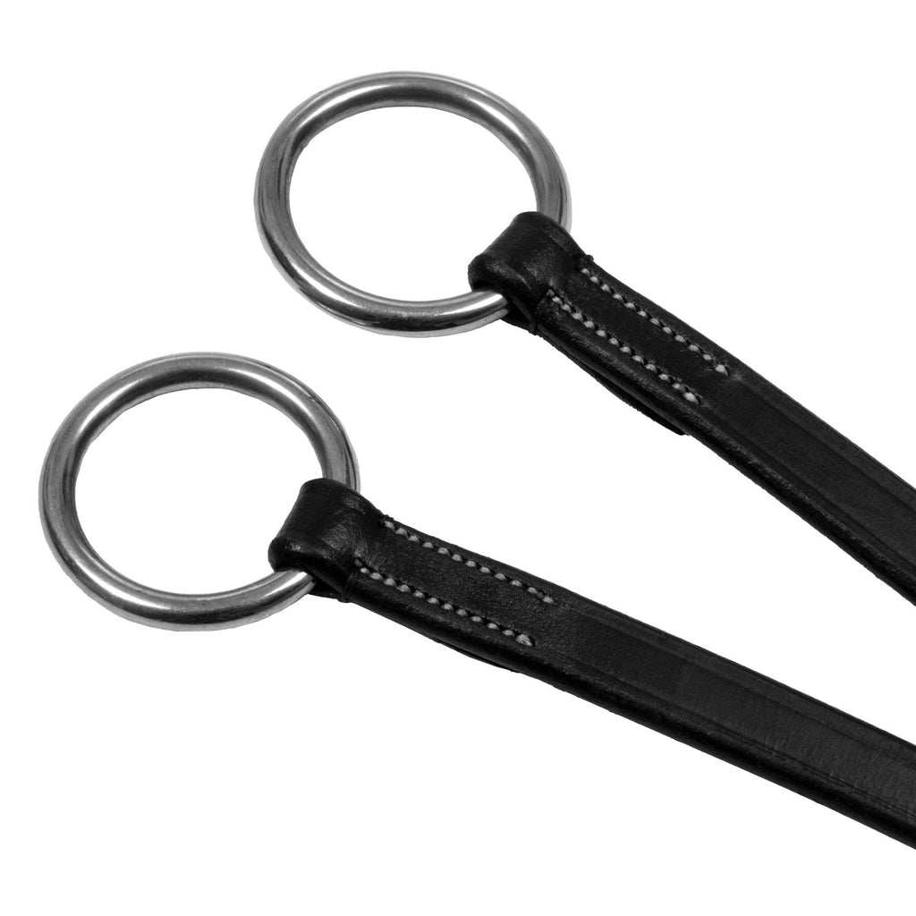 Collier martingale with silver stitching