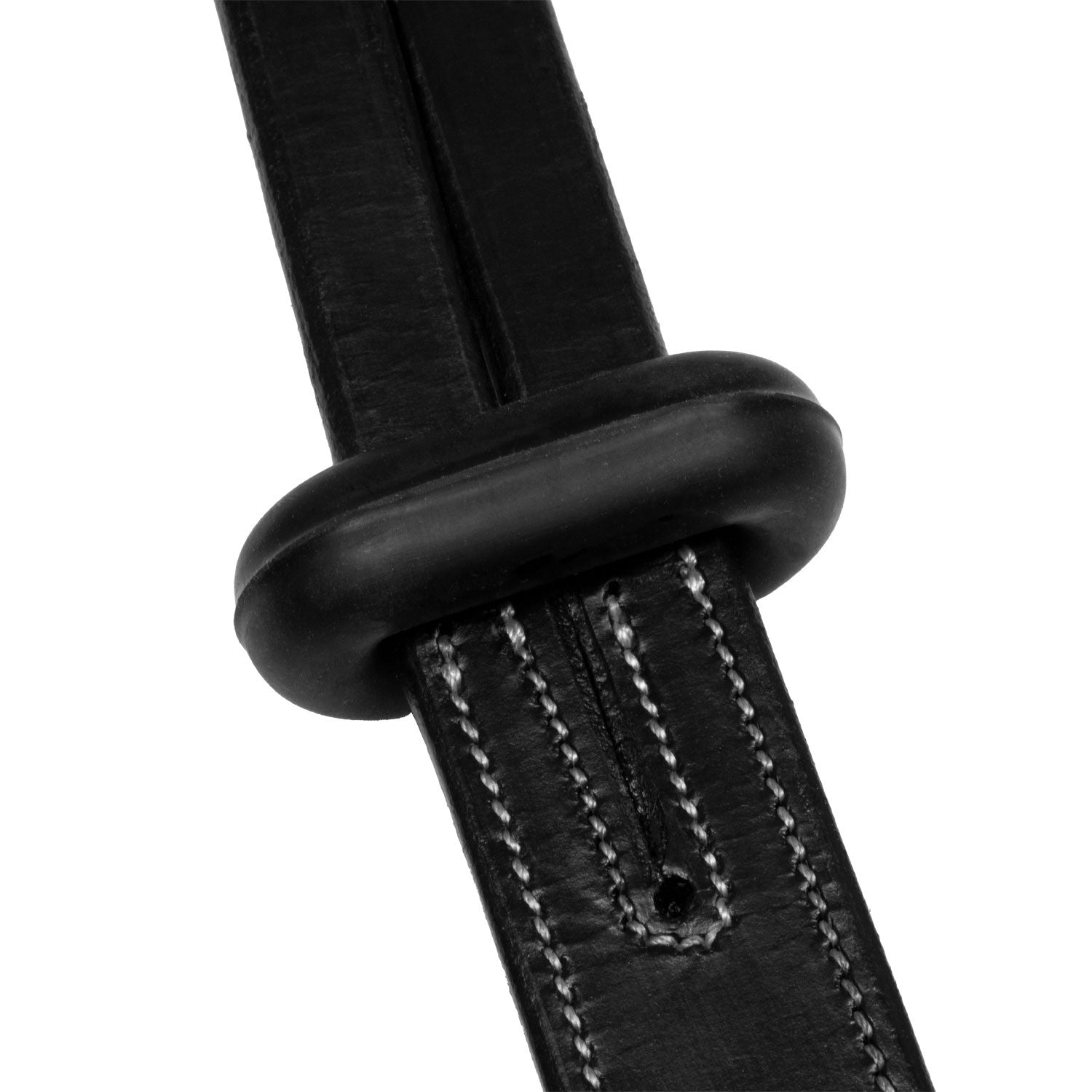 Collier martingale with silver stitching
