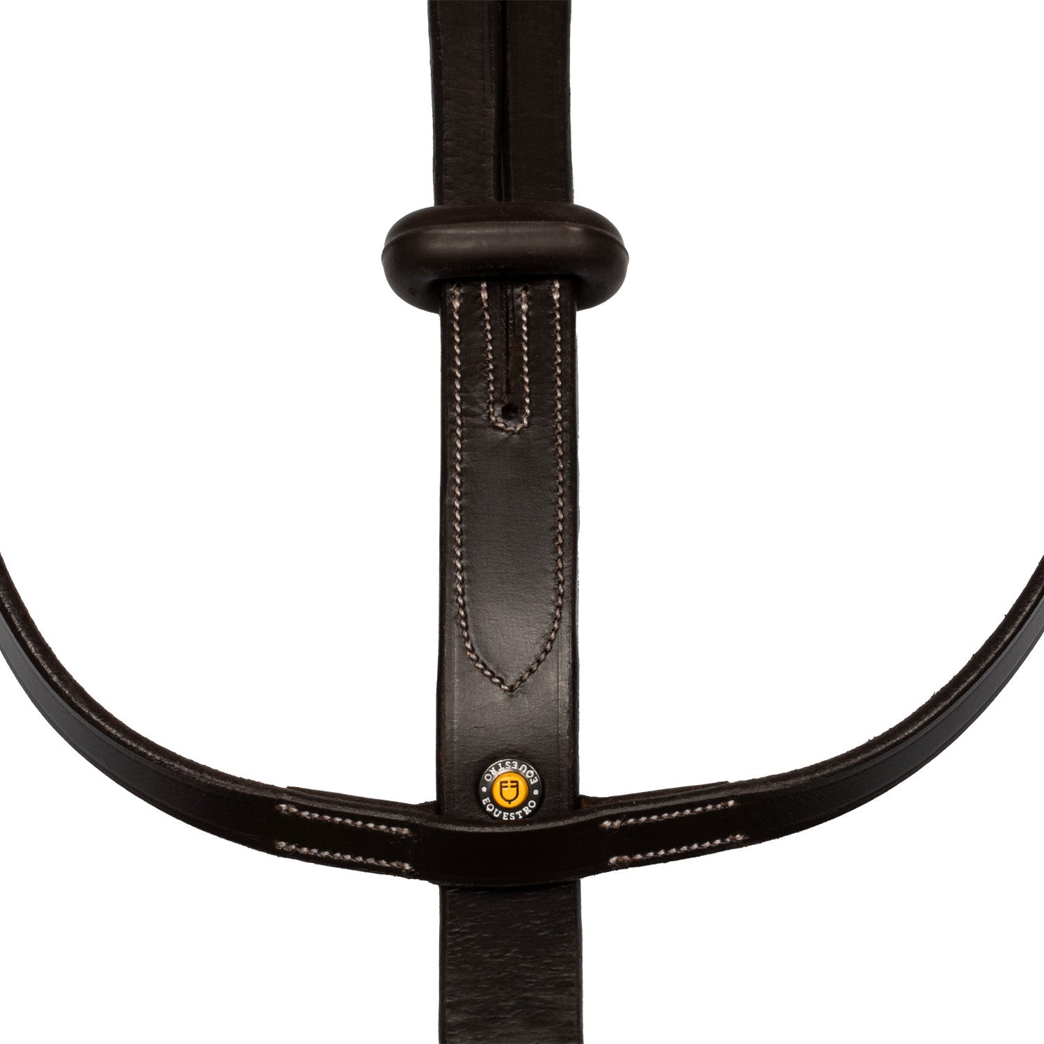 Collier martingale with silver stitching