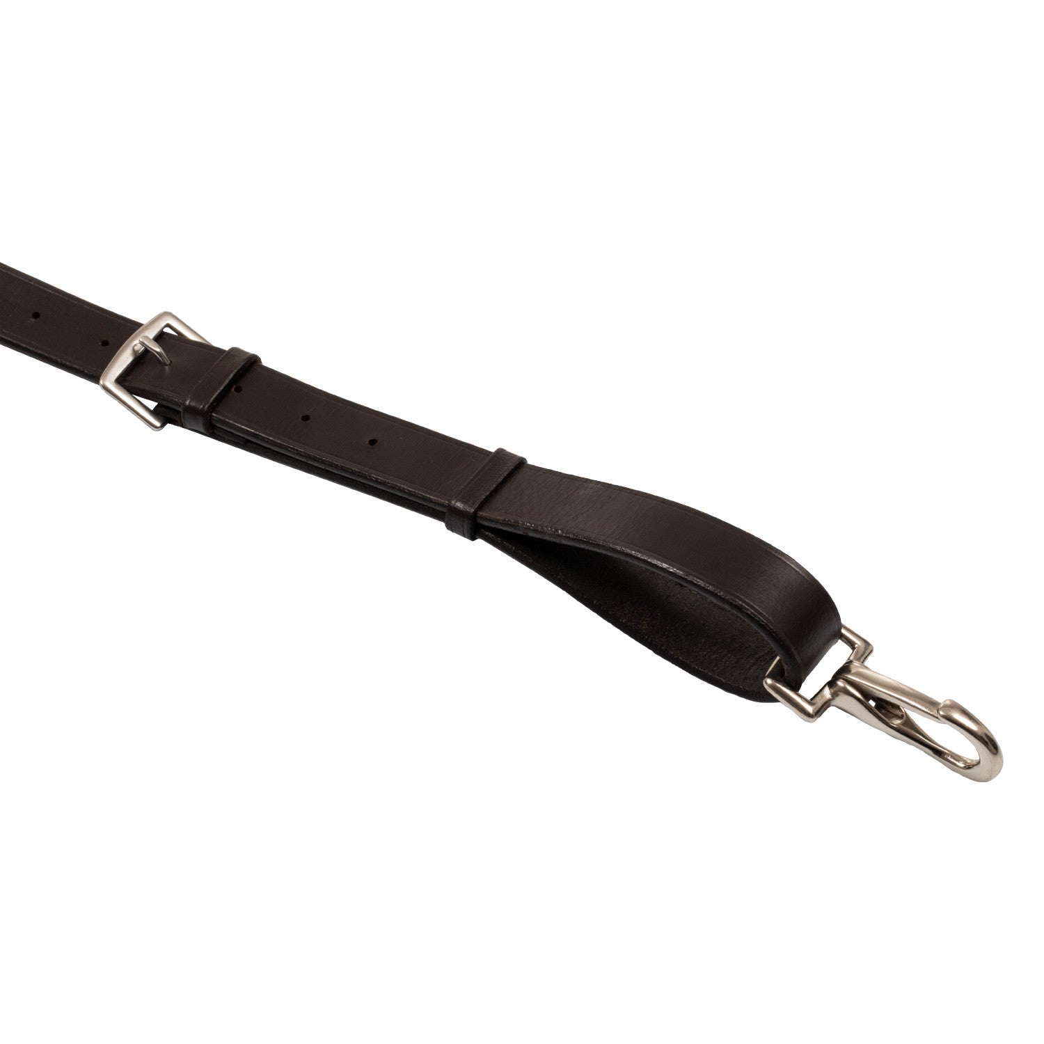 Collier martingale with silver stitching