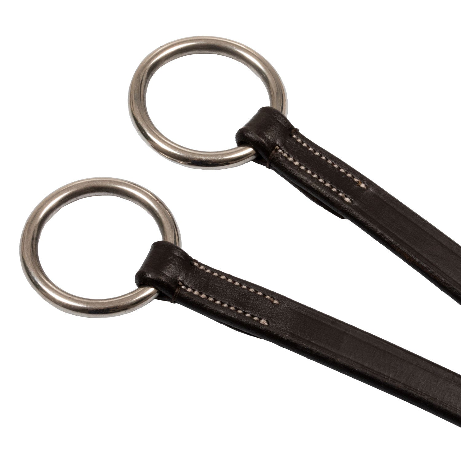 Collier martingale with silver stitching