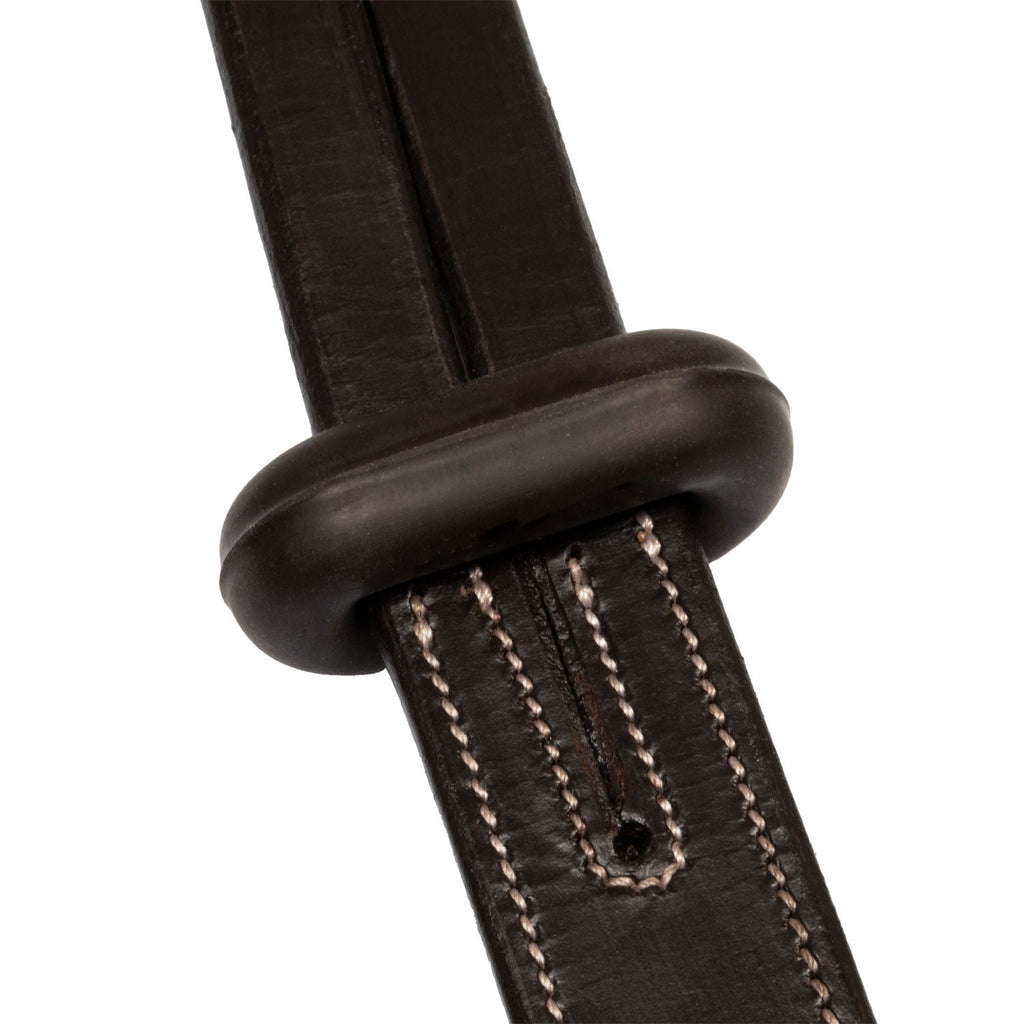 Collier martingale with silver stitching