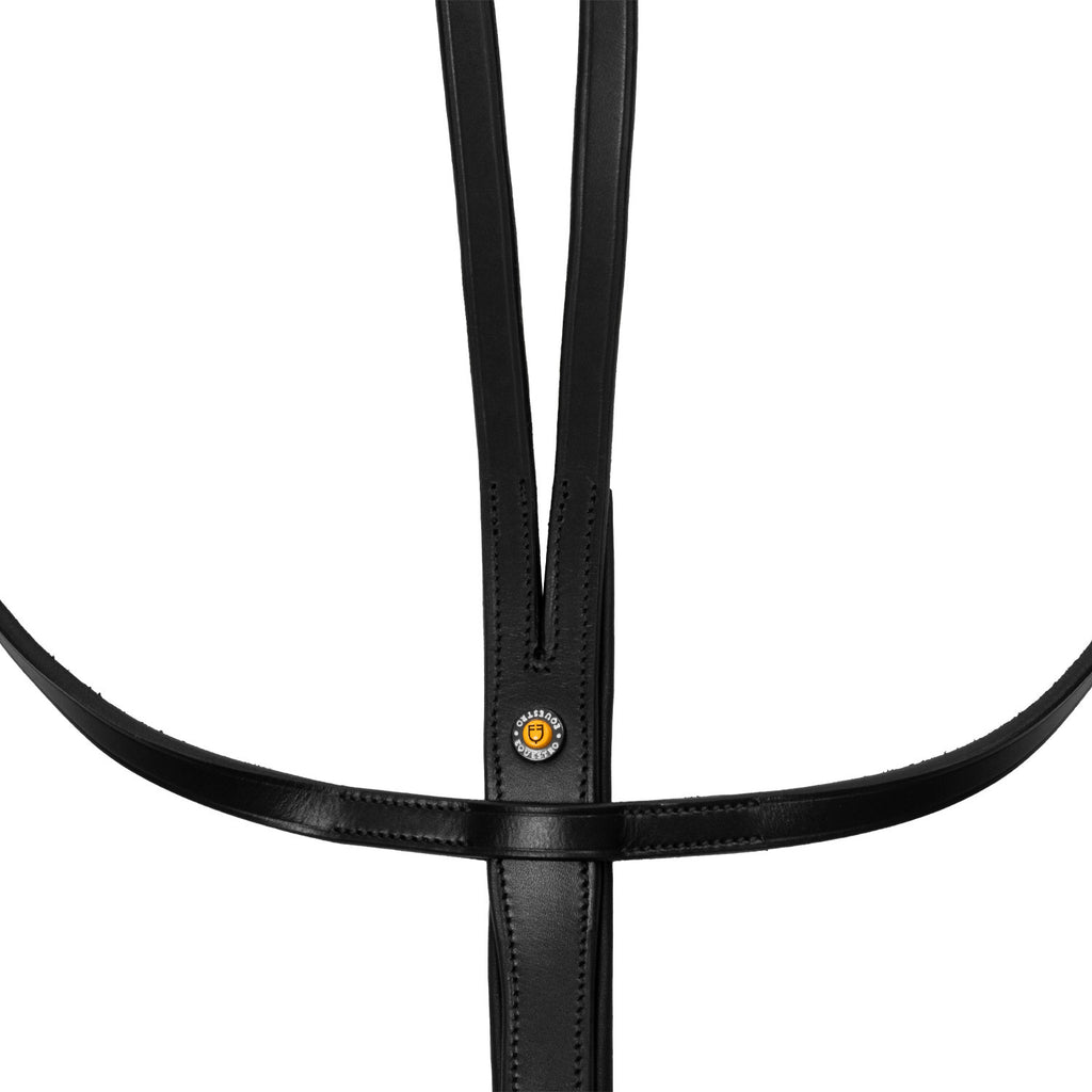 Martingale leather silver seams