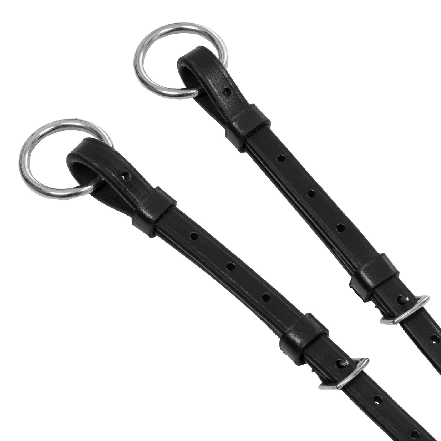 Martingale leather silver seams