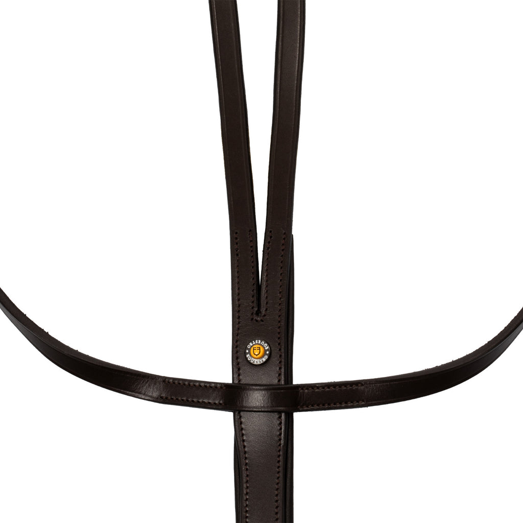 Martingale leather silver seams