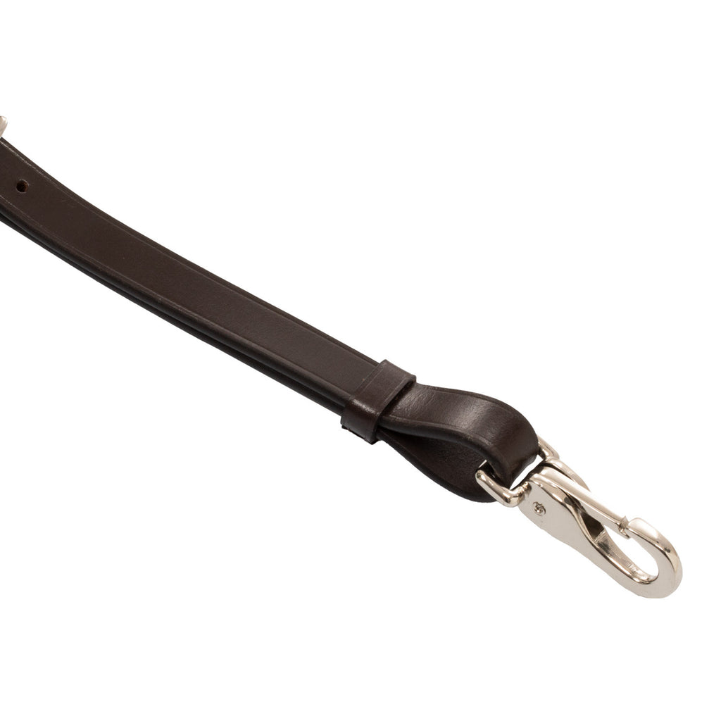Martingale leather silver seams