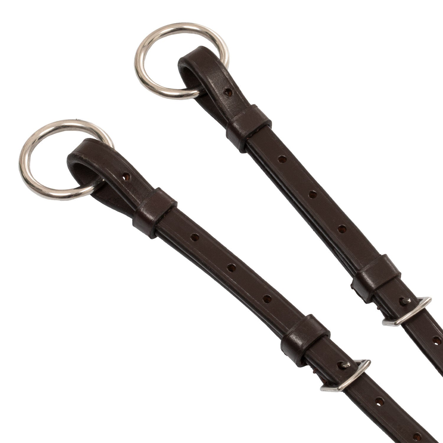 Martingale leather silver seams