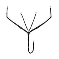 Tanned leather fork breastplate with embroideries