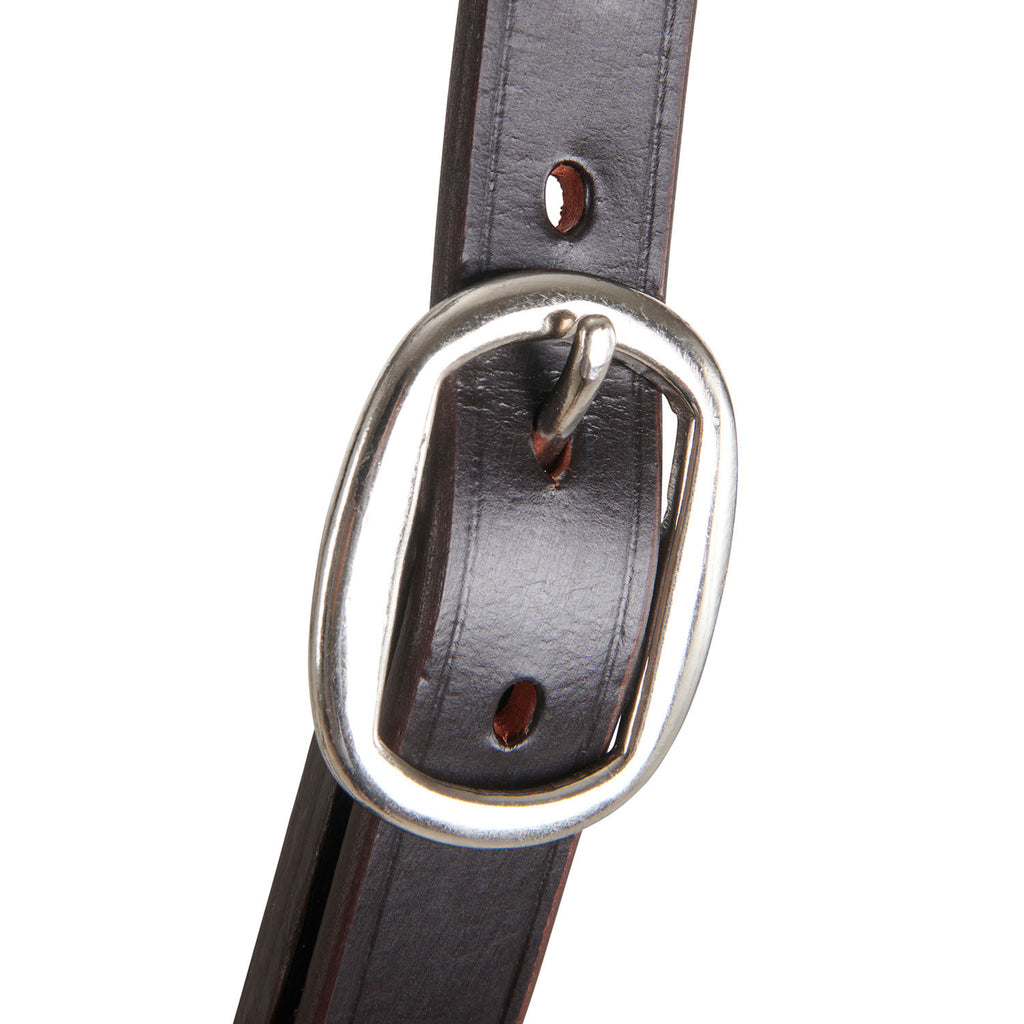 Leather halter with geometric pattern