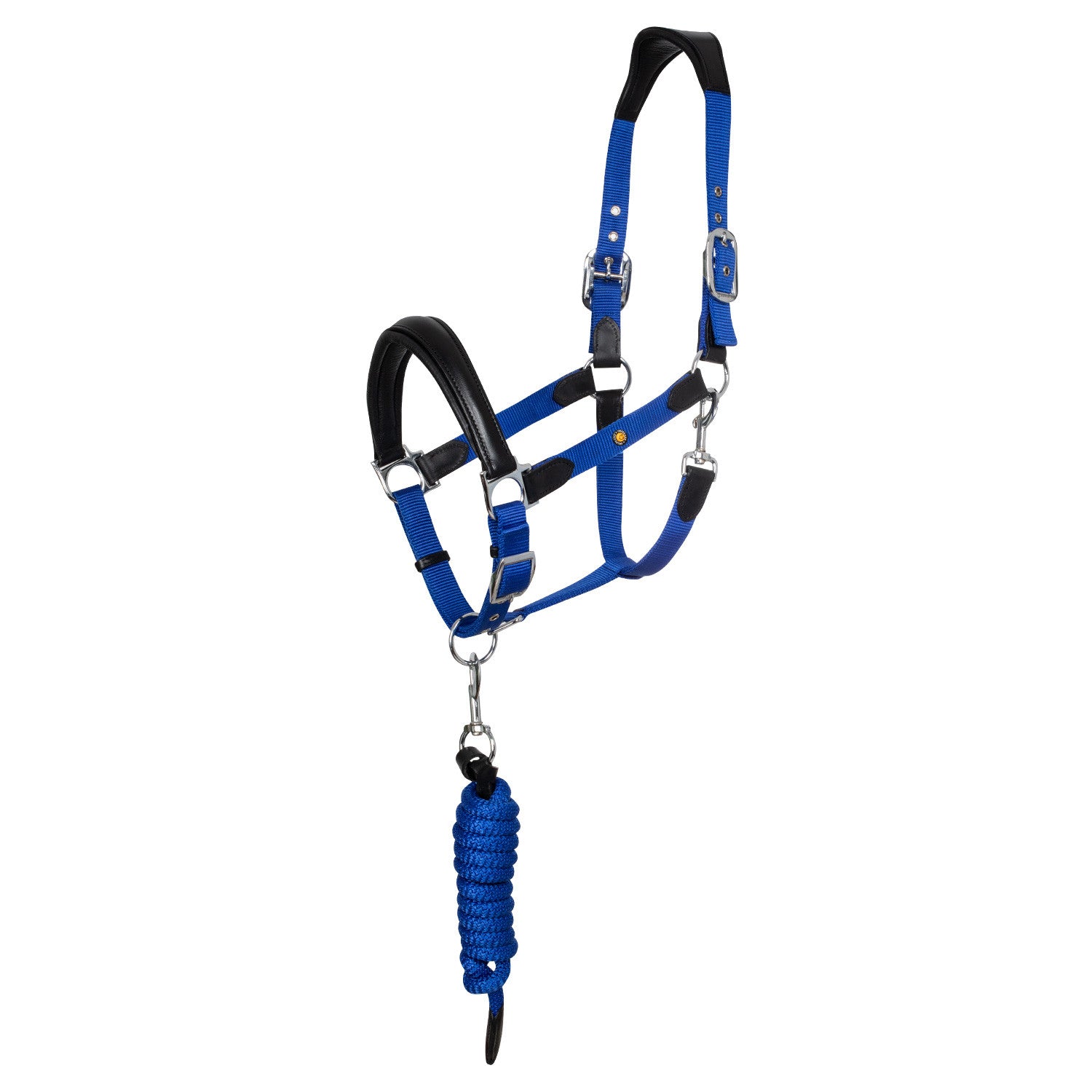 Equestro ERGONOMIC HALTER WITH LEATHER INSERTS
