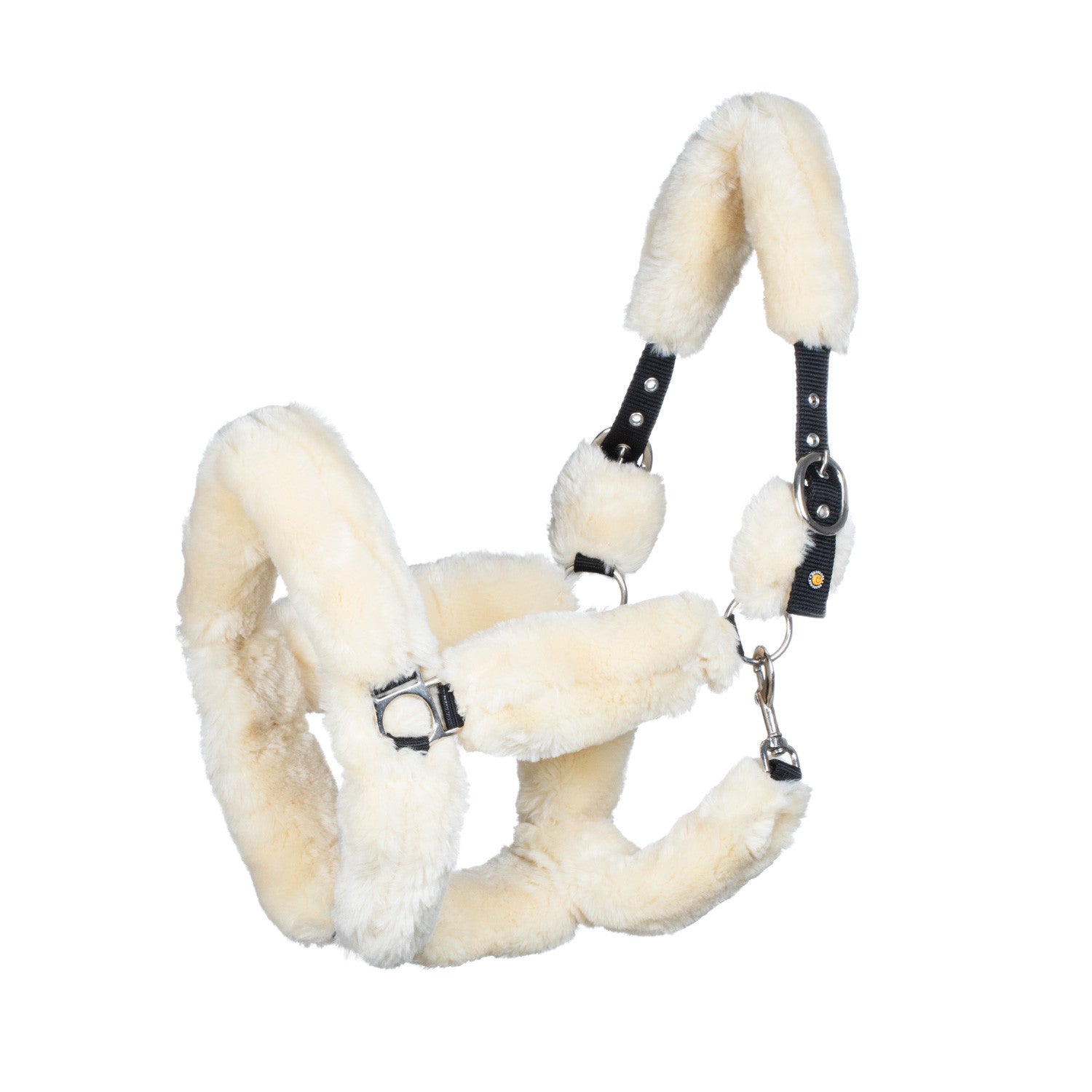 Equestro Polypropilene halter with faux sheepskin coating