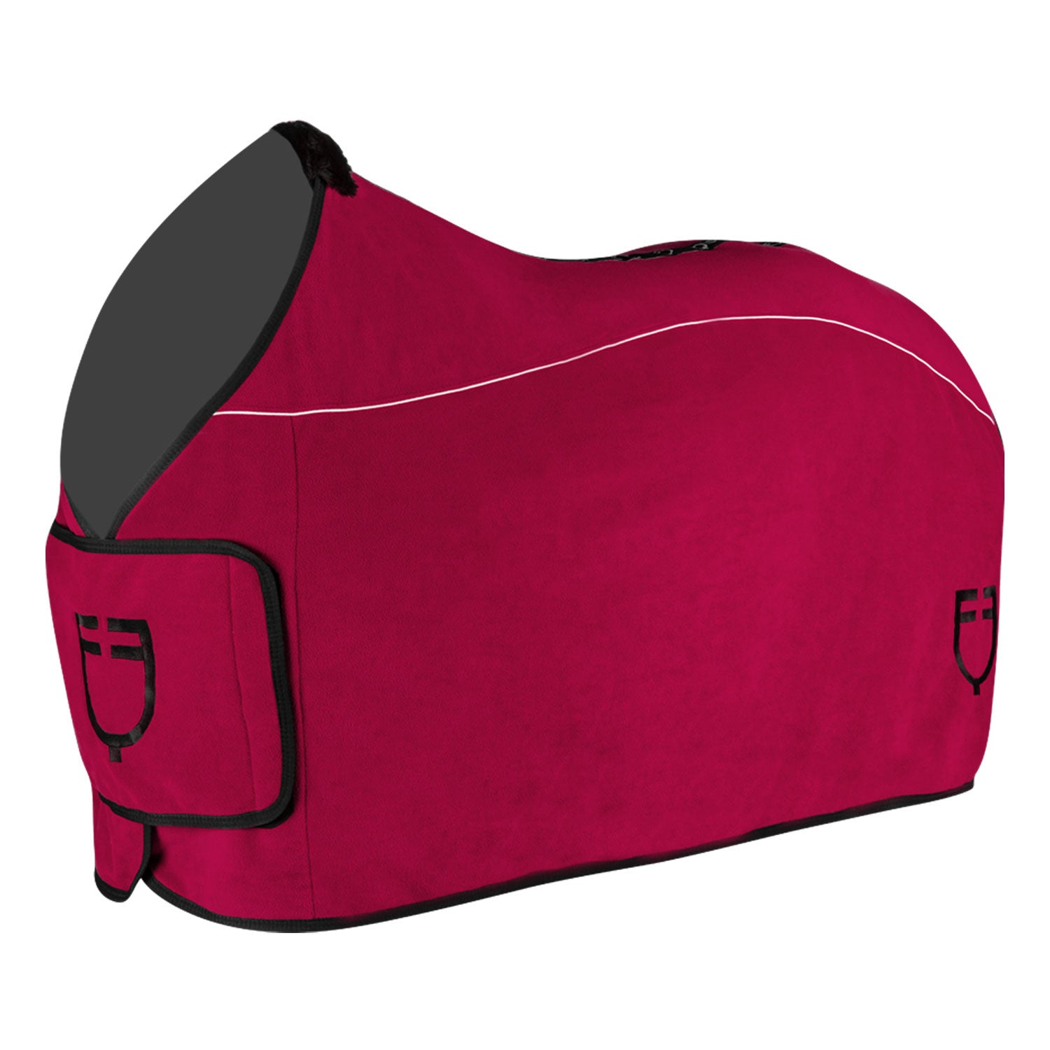 Equestro Fleece rug with flap front closure