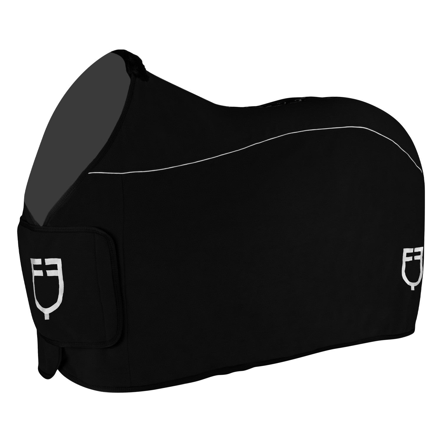 Equestro Fleece rug with flap front closure