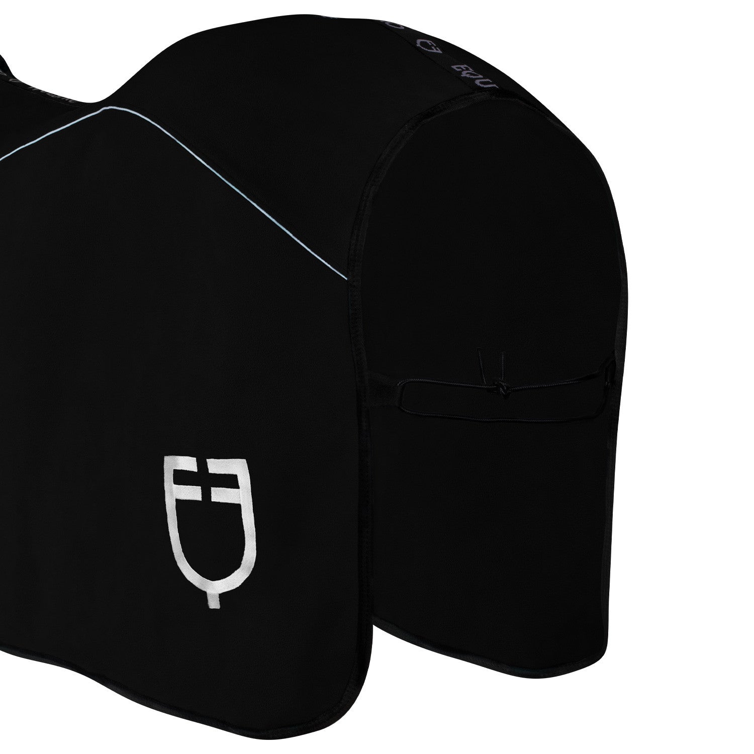 Fleece rug with flap front closure