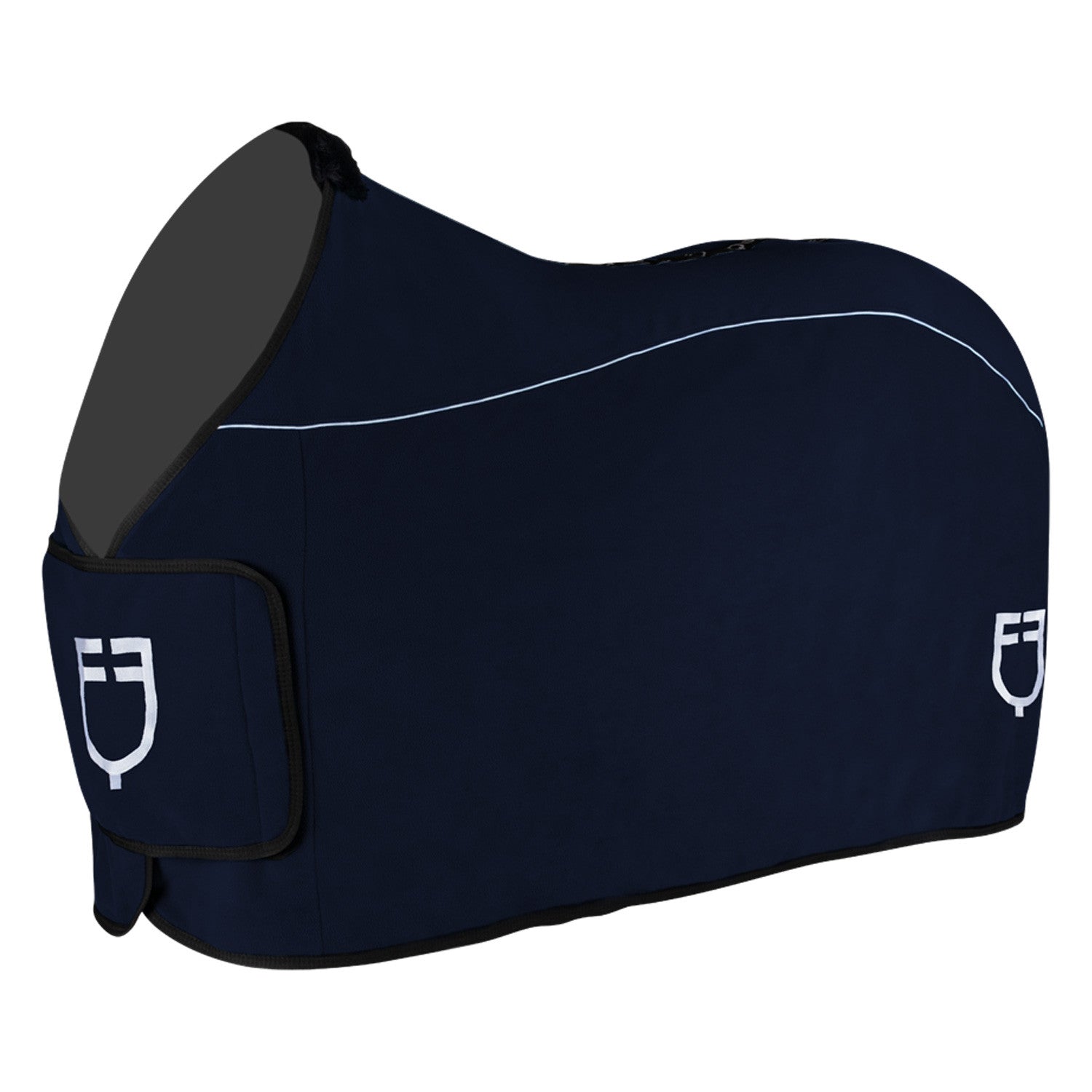 Equestro Fleece rug with flap front closure