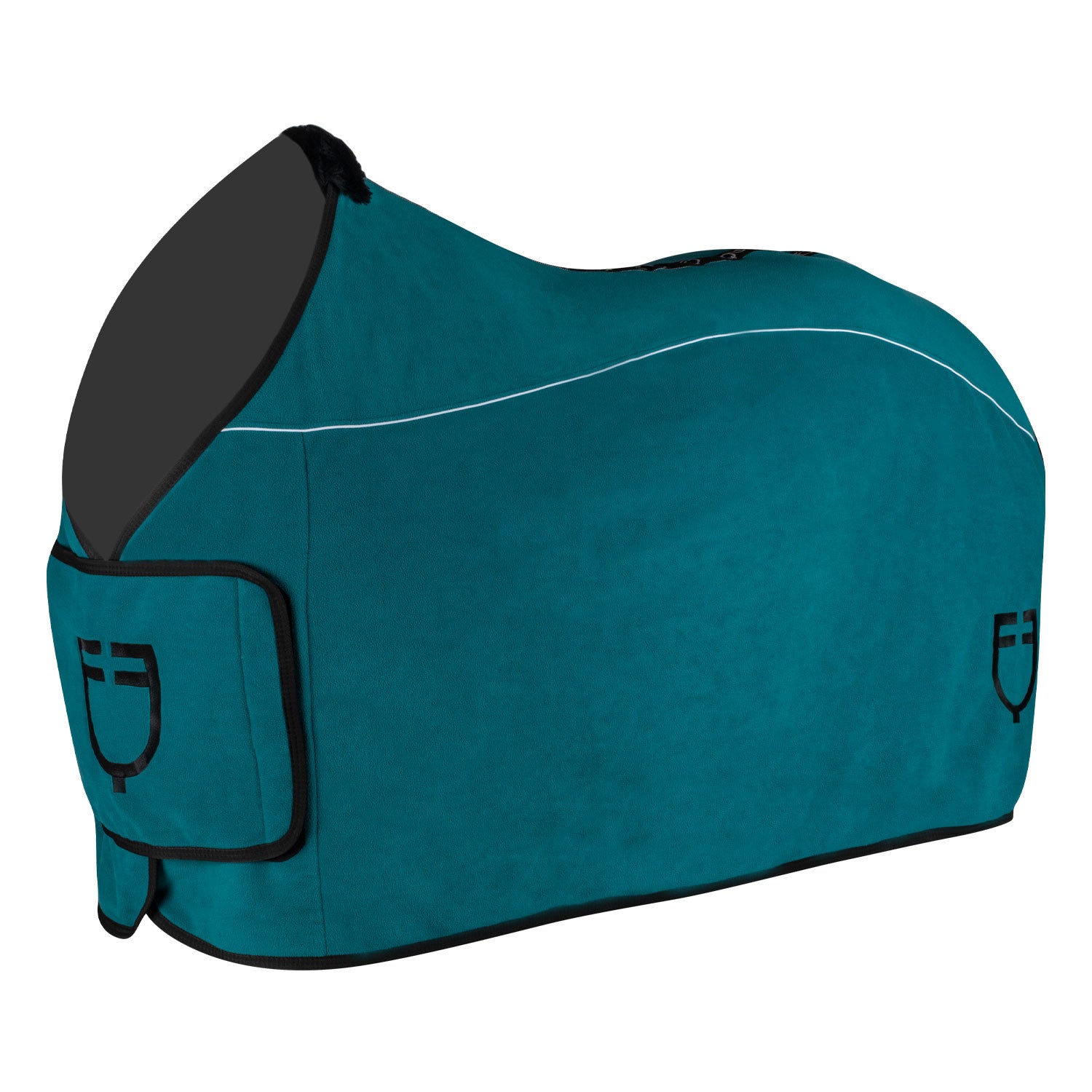 Equestro Fleece rug with flap front closure