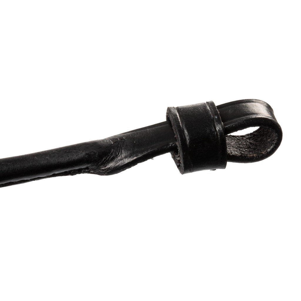 Tubular leather pelham strap