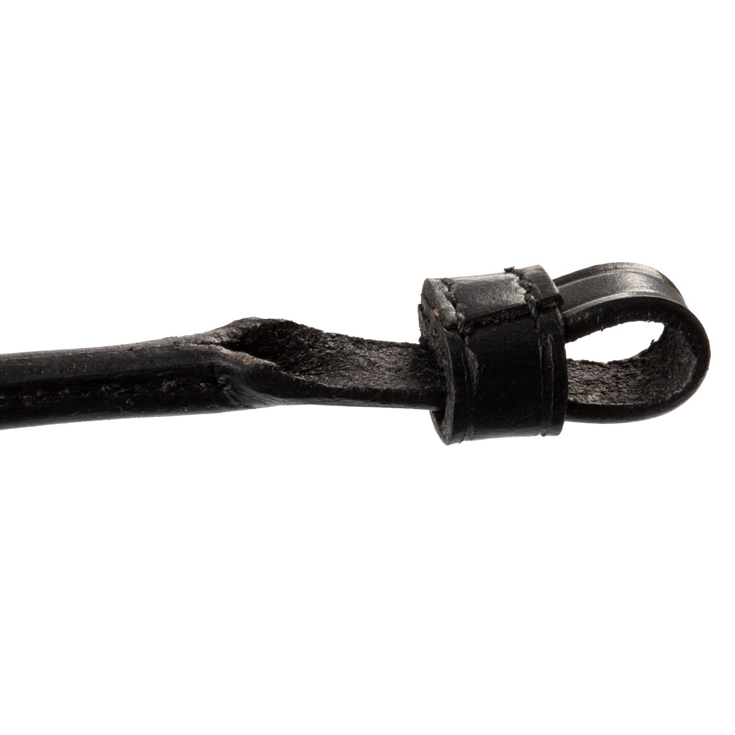 Tubular leather pelham strap