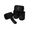 Breathable fleece bandages with elastic