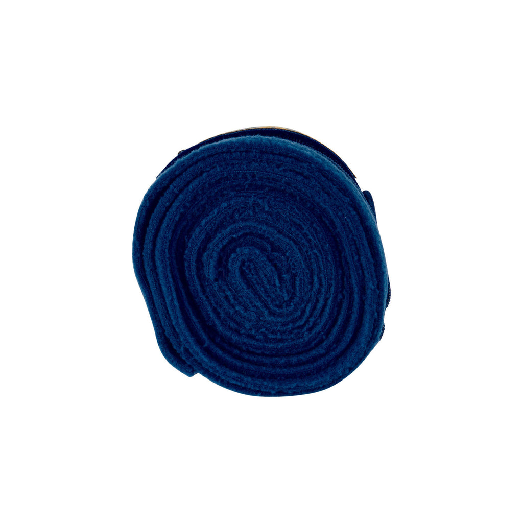 Breathable fleece bandages with elastic