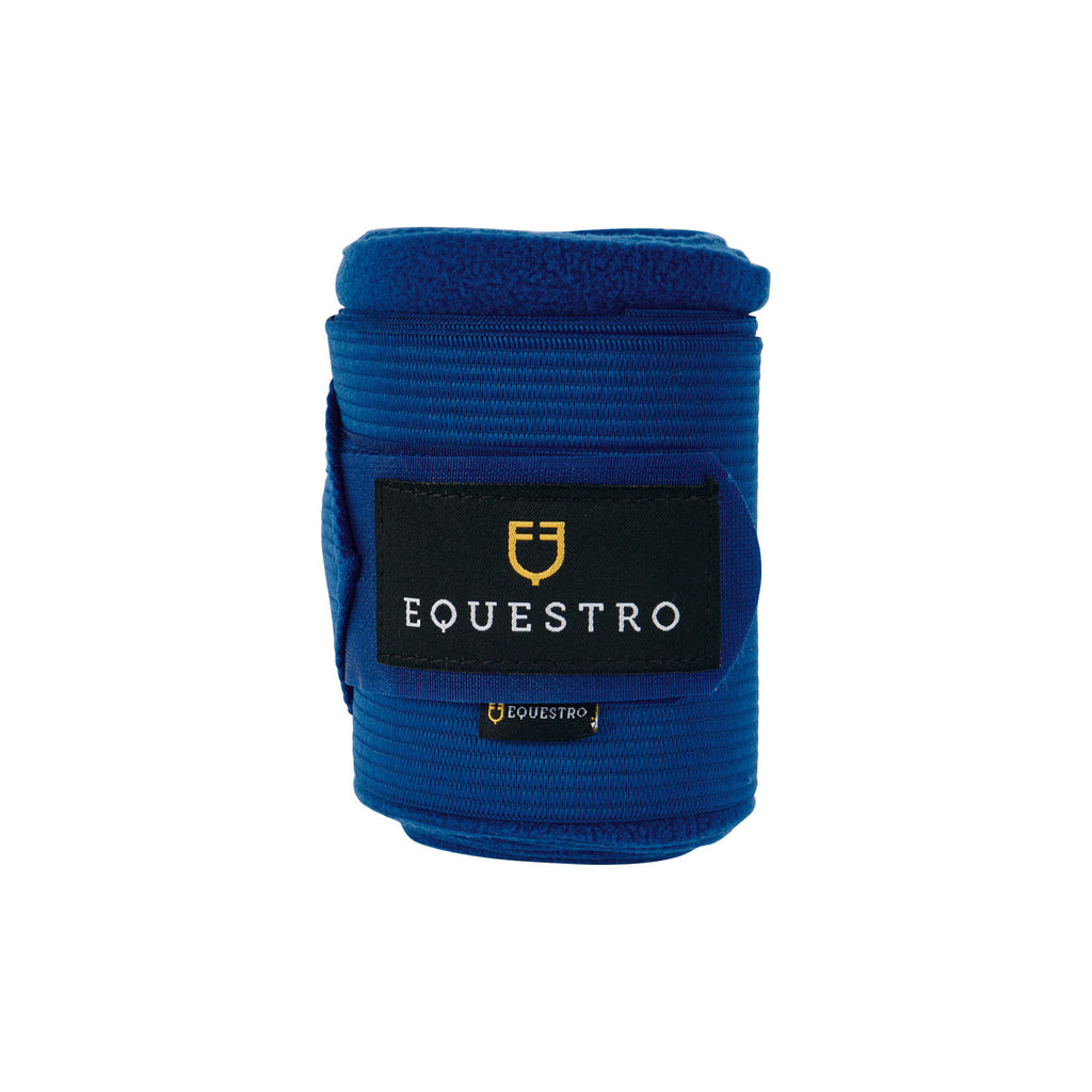 Breathable fleece bandages with elastic