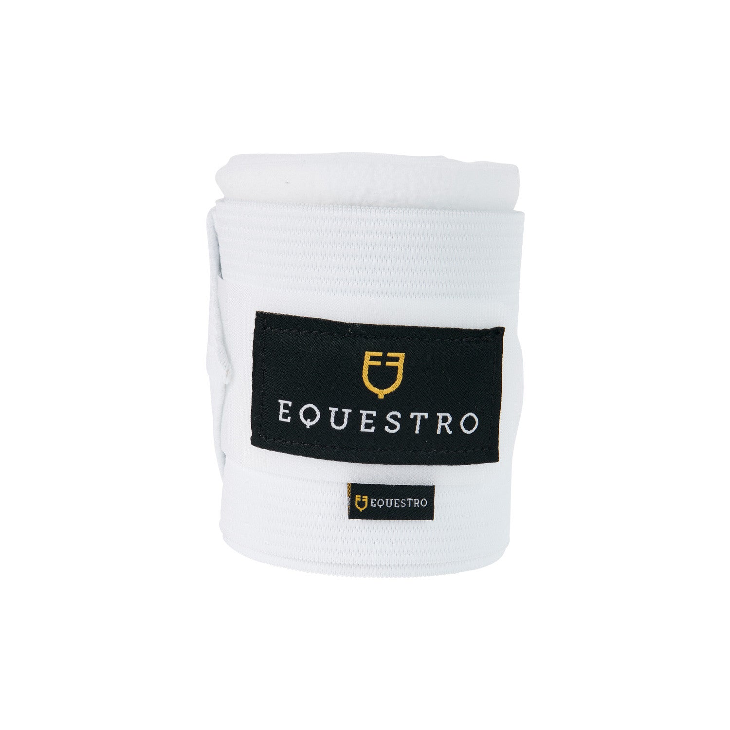 Breathable fleece bandages with elastic