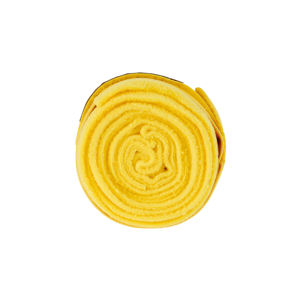 Breathable fleece bandages with elastic