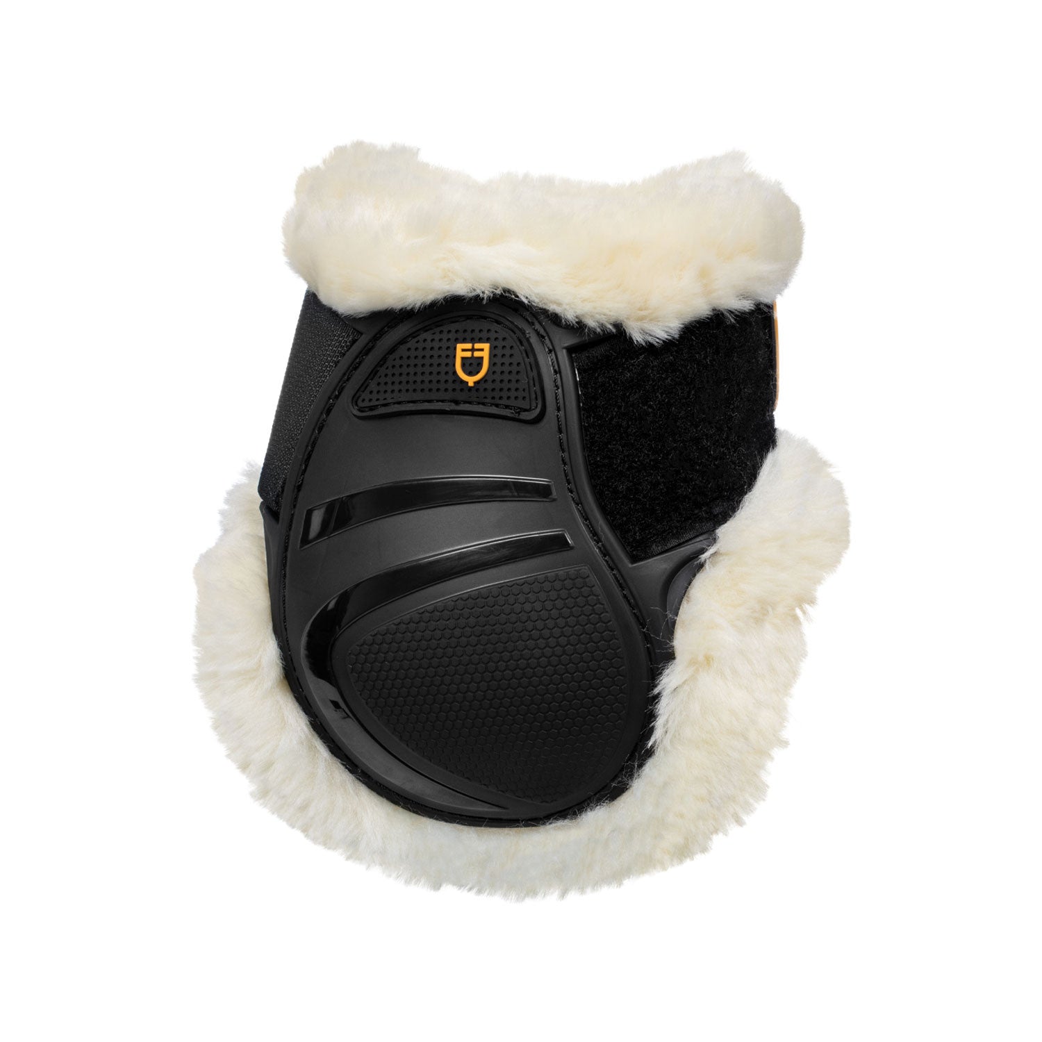 Young horse fetlock boots TPU and synthetic sheepskin
