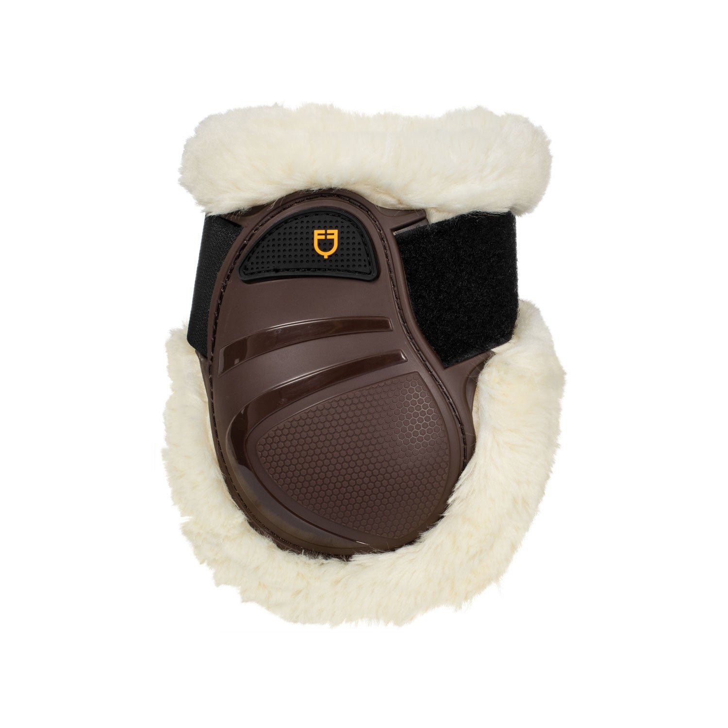 Equestro Young horse fetlock boots TPU and synthetic sheepskin