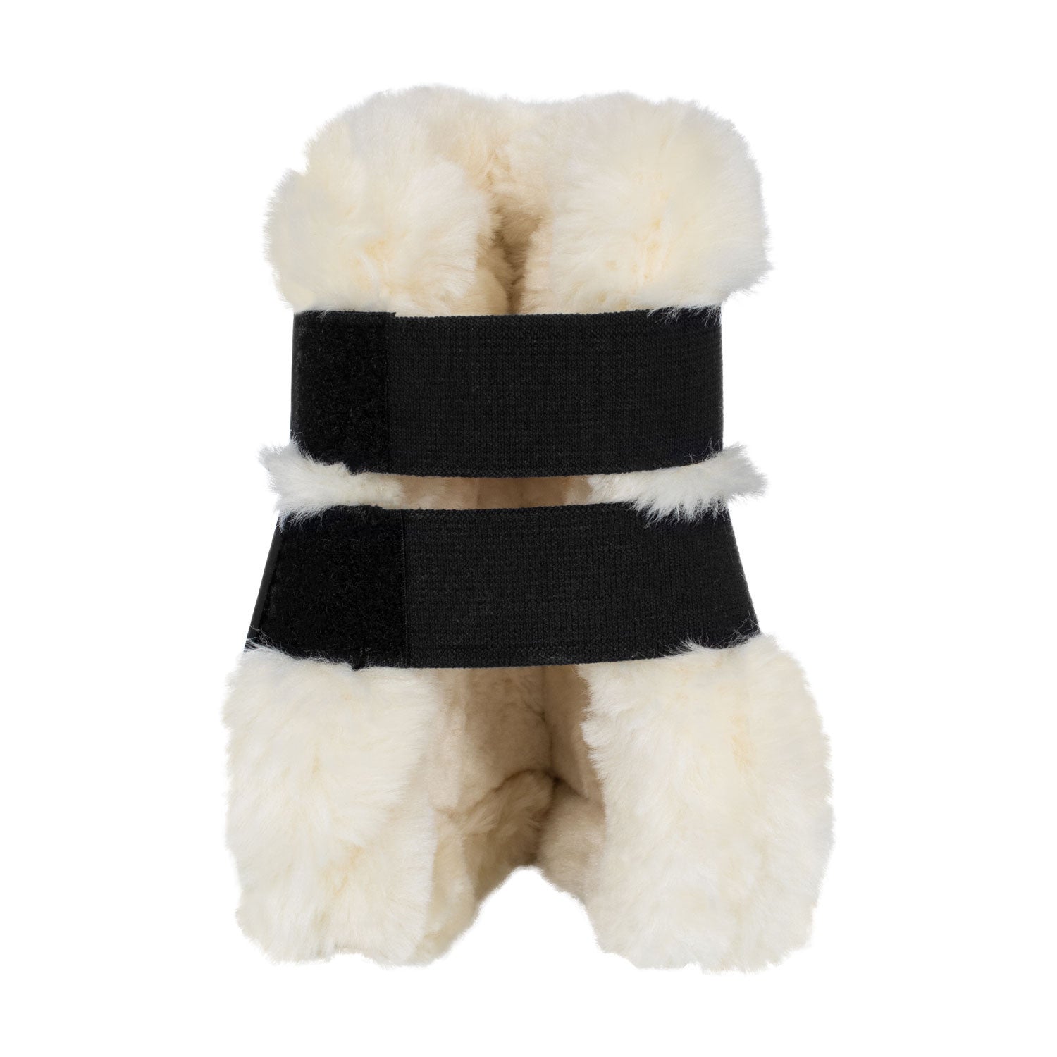 Fetlock boots in TPU and synthetic sheepskin