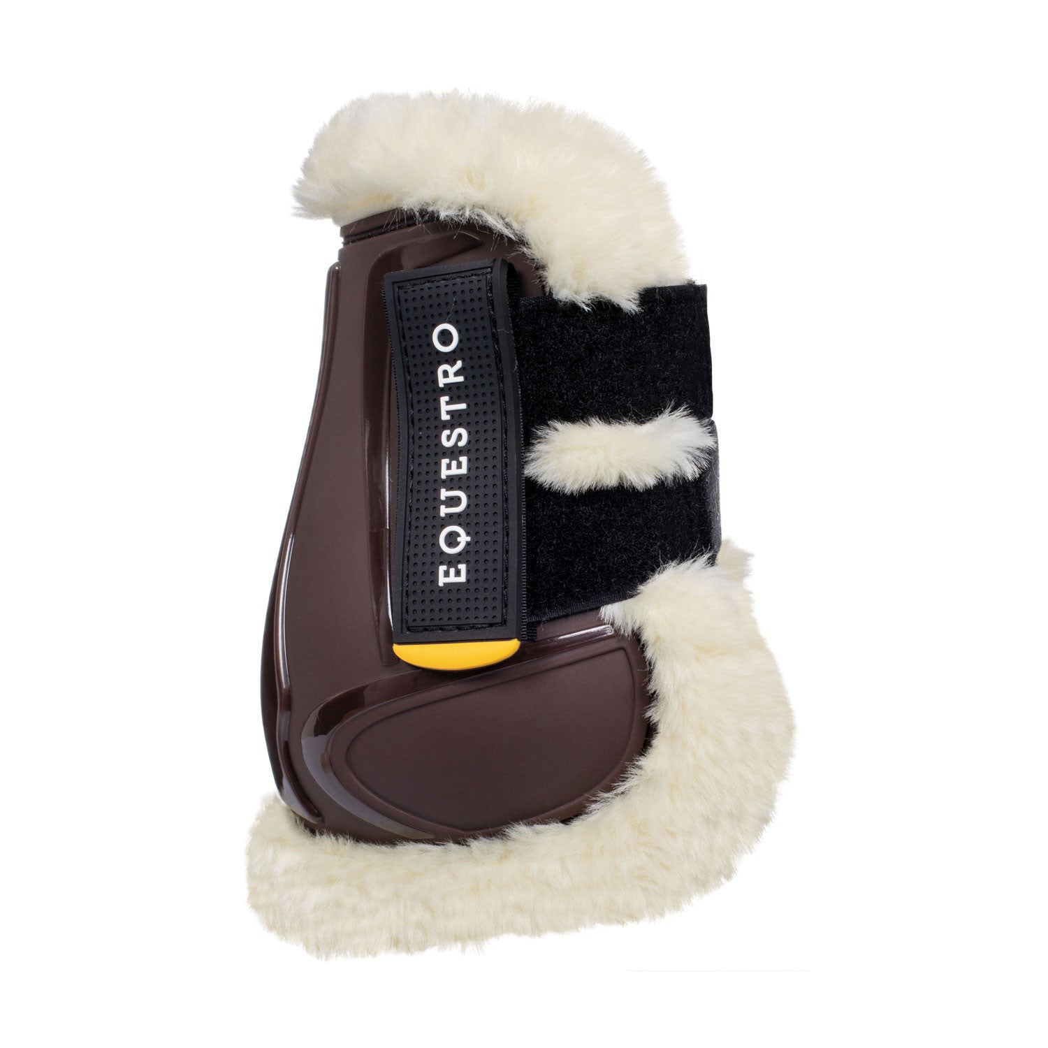 Equestro Fetlock boots in TPU and synthetic sheepskin