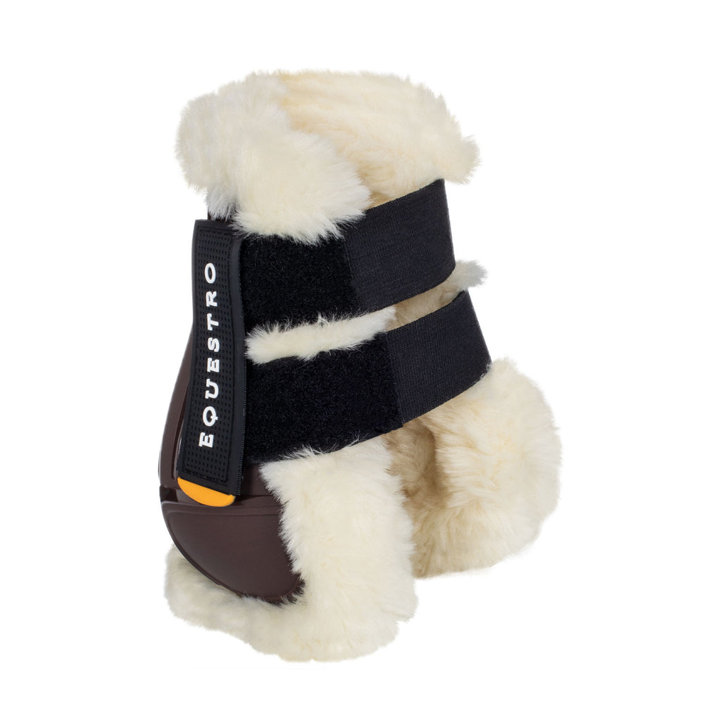 Fetlock boots in TPU and synthetic sheepskin