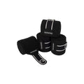 Fleece pony bandages with embroidered logo