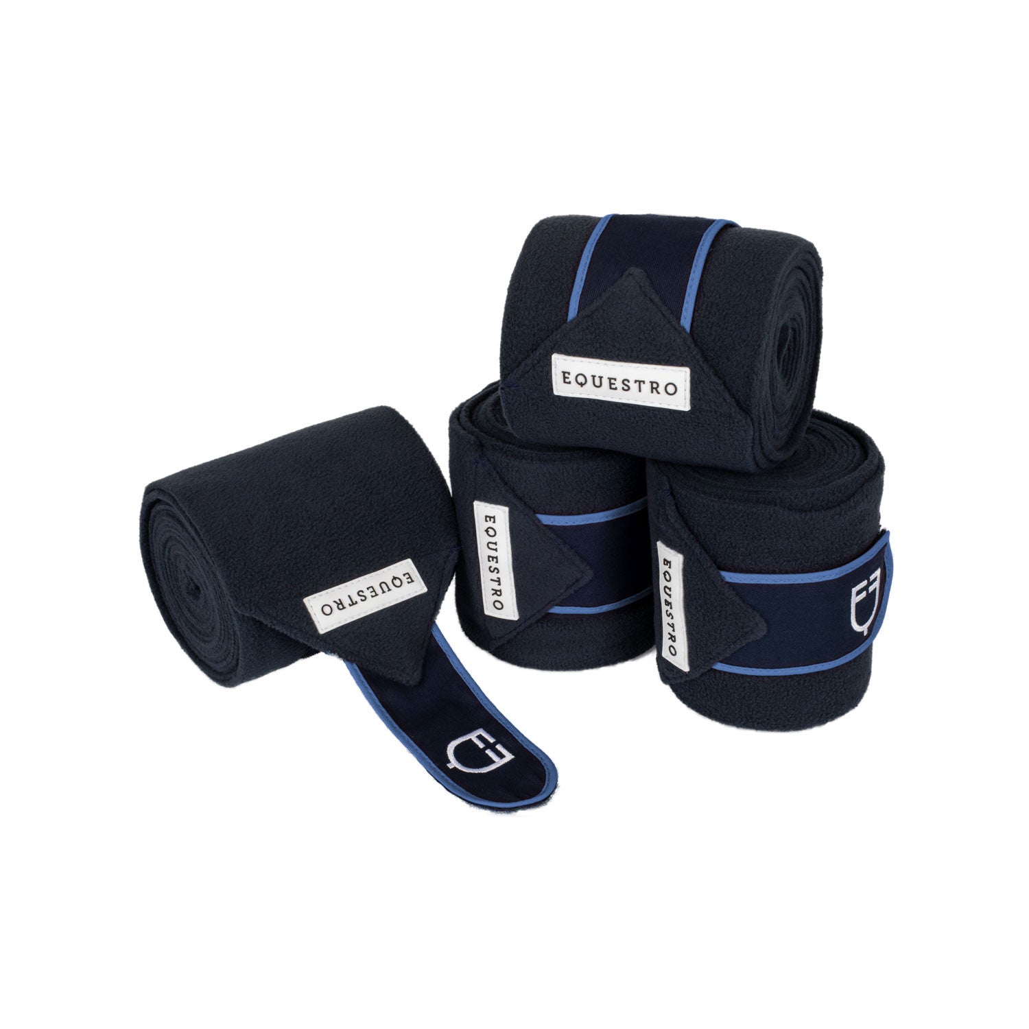 Equestro Fleece bandages with hook-and-loop fastening