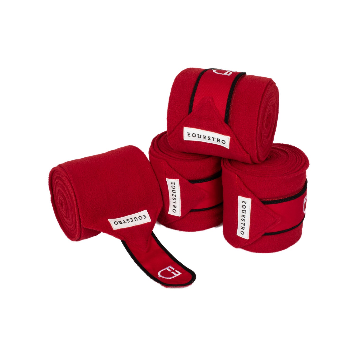 Equestro Fleece bandages with hook-and-loop fastening
