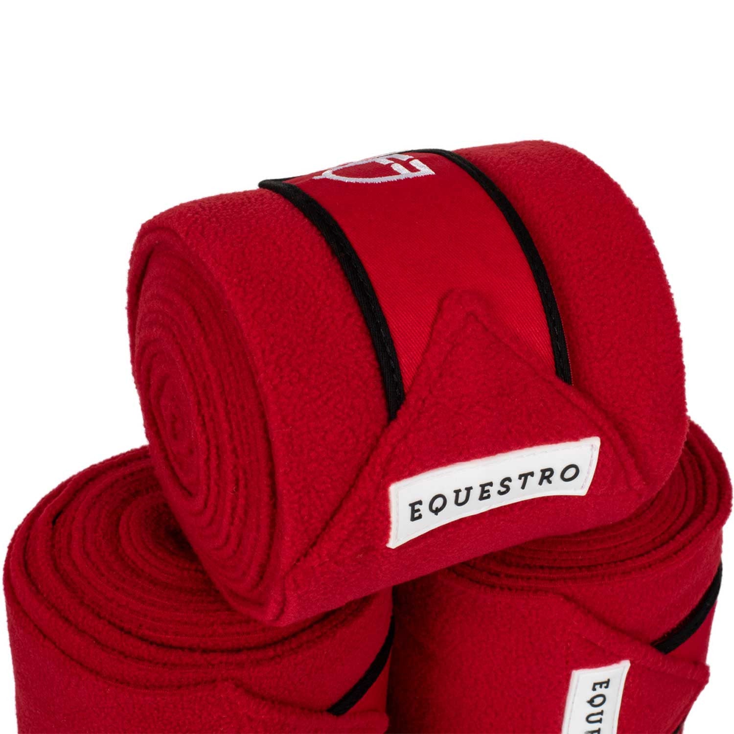 Fleece bandages with hook-and-loop fastening
