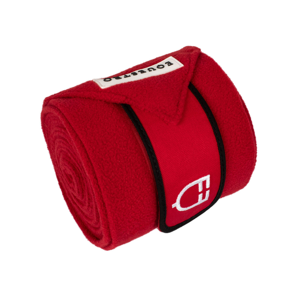 Fleece bandages with hook-and-loop fastening