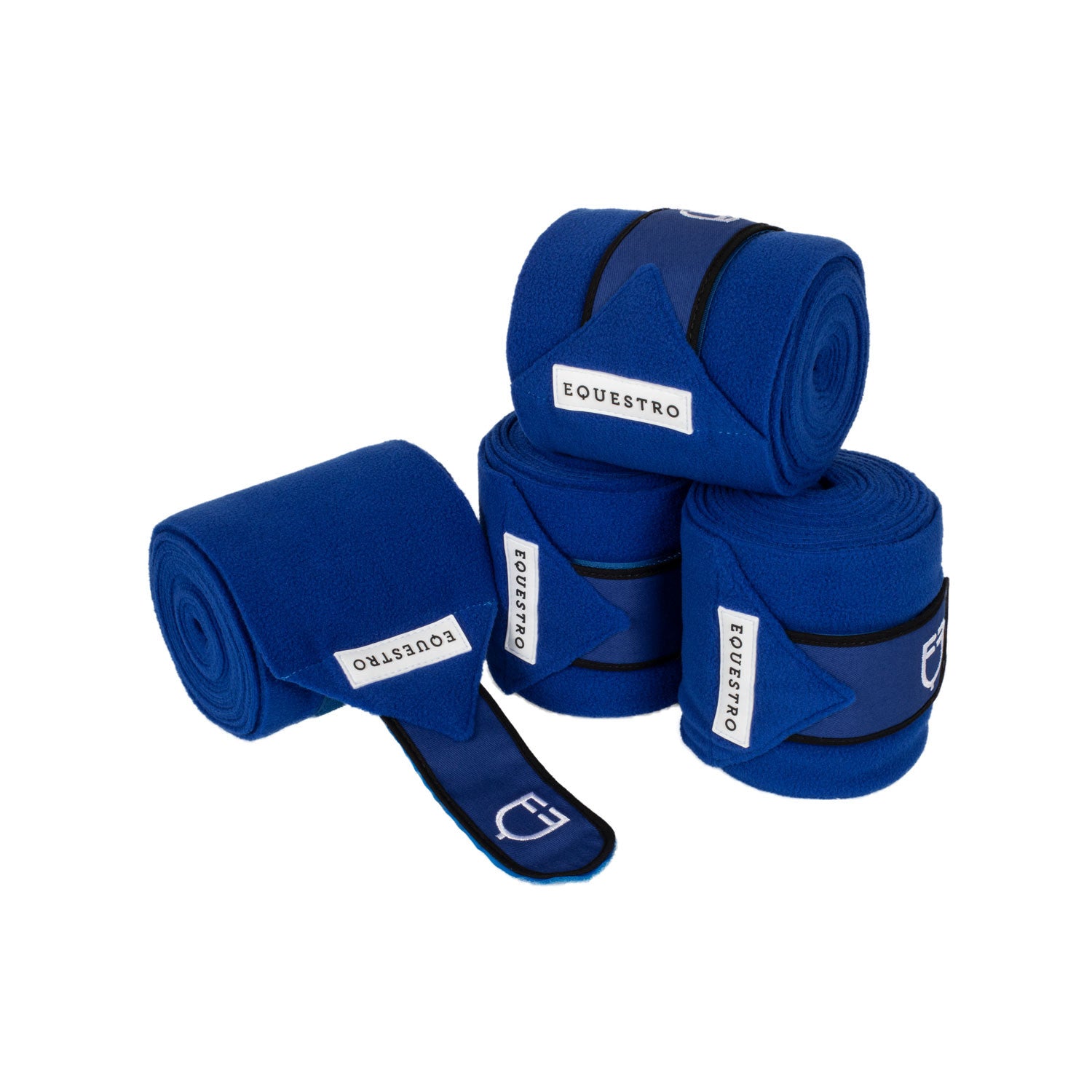 Equestro Fleece bandages with hook-and-loop fastening