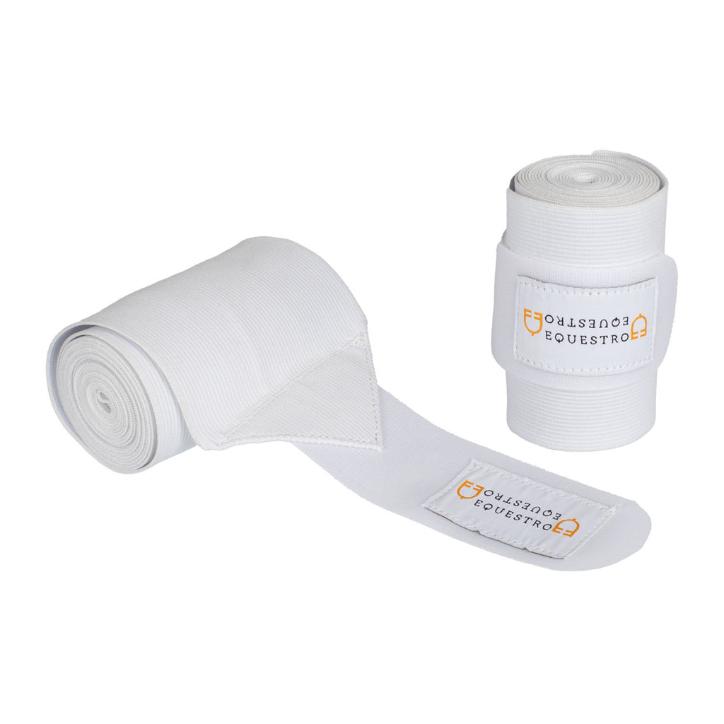Elastic bandages with hook-and-loop fastening