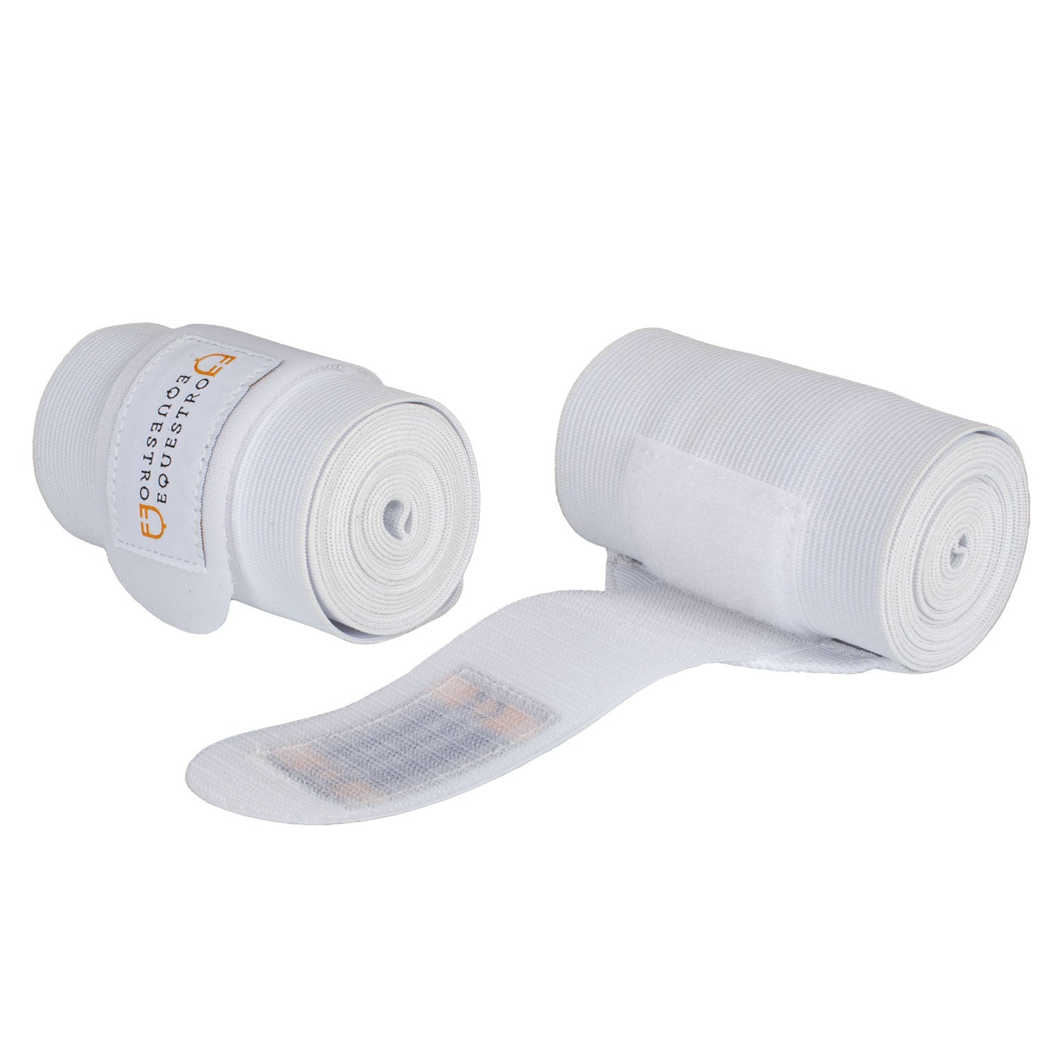 Elastic bandages with hook-and-loop fastening